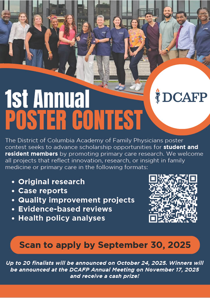 1st Annual Poster Contest for Medical Students and Residents!